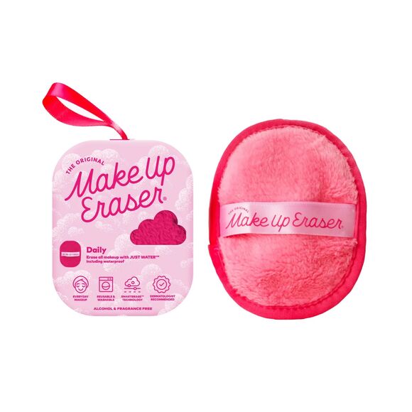The Original MakeUp Eraser Pink Daily Cleansing Makeup Reusable Cloth & Mini SET - Picture 2 of 14